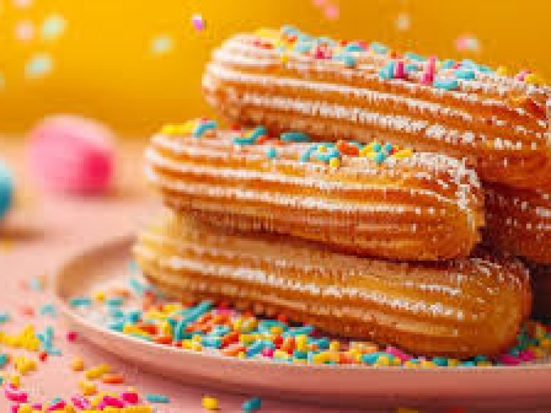 churros con toppings, churros rellenos, churros con chocolate, churros con manjar